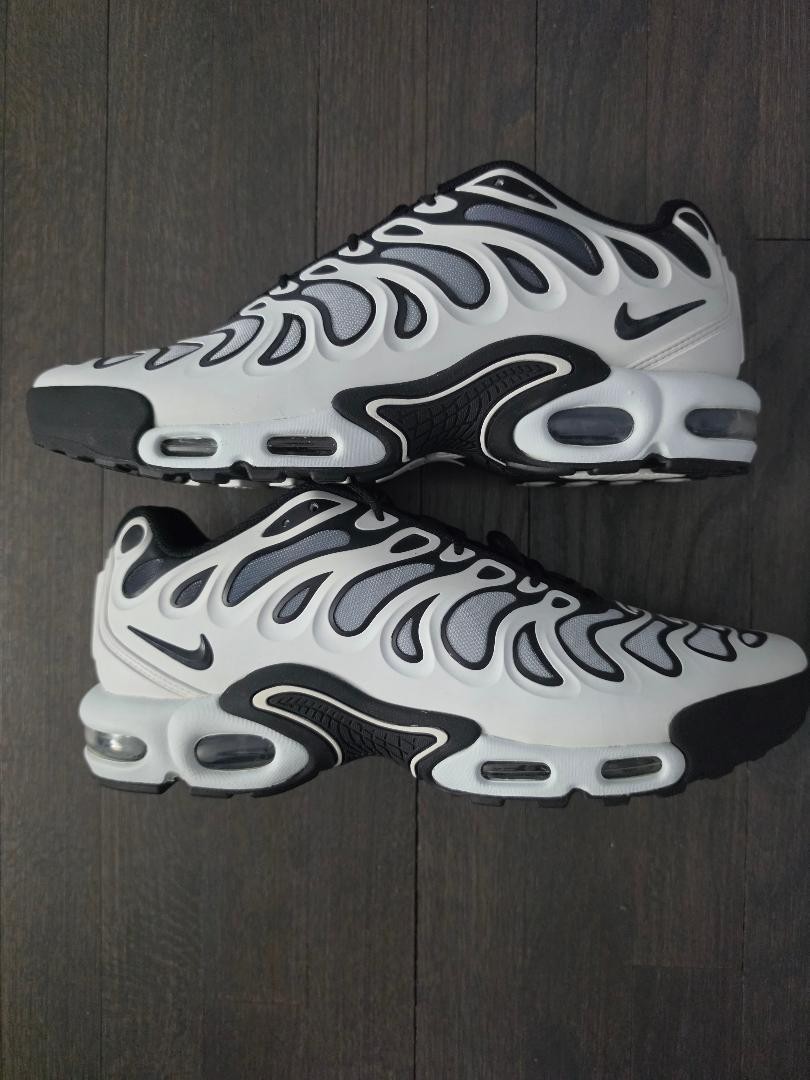 Nike Air Max Plus Drift ‘White Metallic Silver Black’ FD4290-101 Men’s Size 12.5