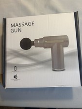 Massage Gun Rechargeable With Interchangeable Heads New In Box