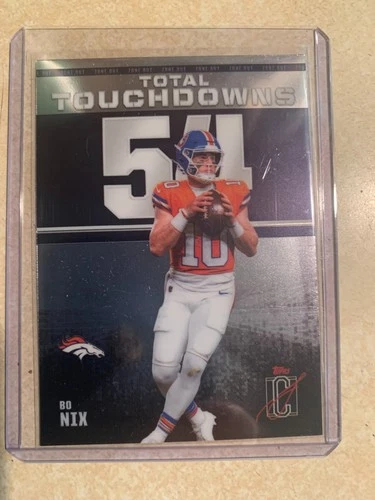 2025 Topps Signature Bo Nix Base (RAW)