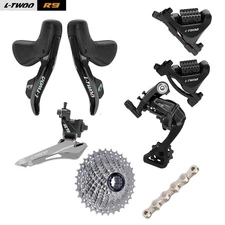 LTWOO R9 2x11 Speed Hydraulic Bike Groupset Shifters Derailleurs Cassette Chain