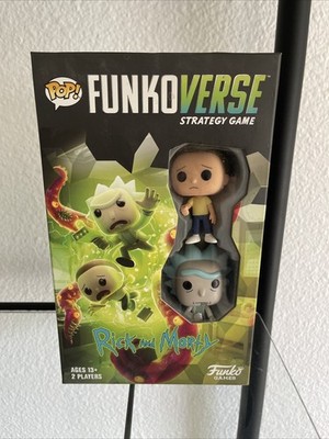 Rick & Morty Funkoverse Strategy Game 2-Pack #100 Ages 13+, Two Players