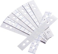 Durable 8078 19 LochverstäRkerstreifen, FüR 60 + 80 Mm Lochung, Sk, Transp., Beu