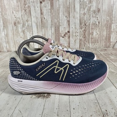 Karhu Ikoni Ortix Womens Navy Pink Running Shoes Sneakers F200350 Size 8.5