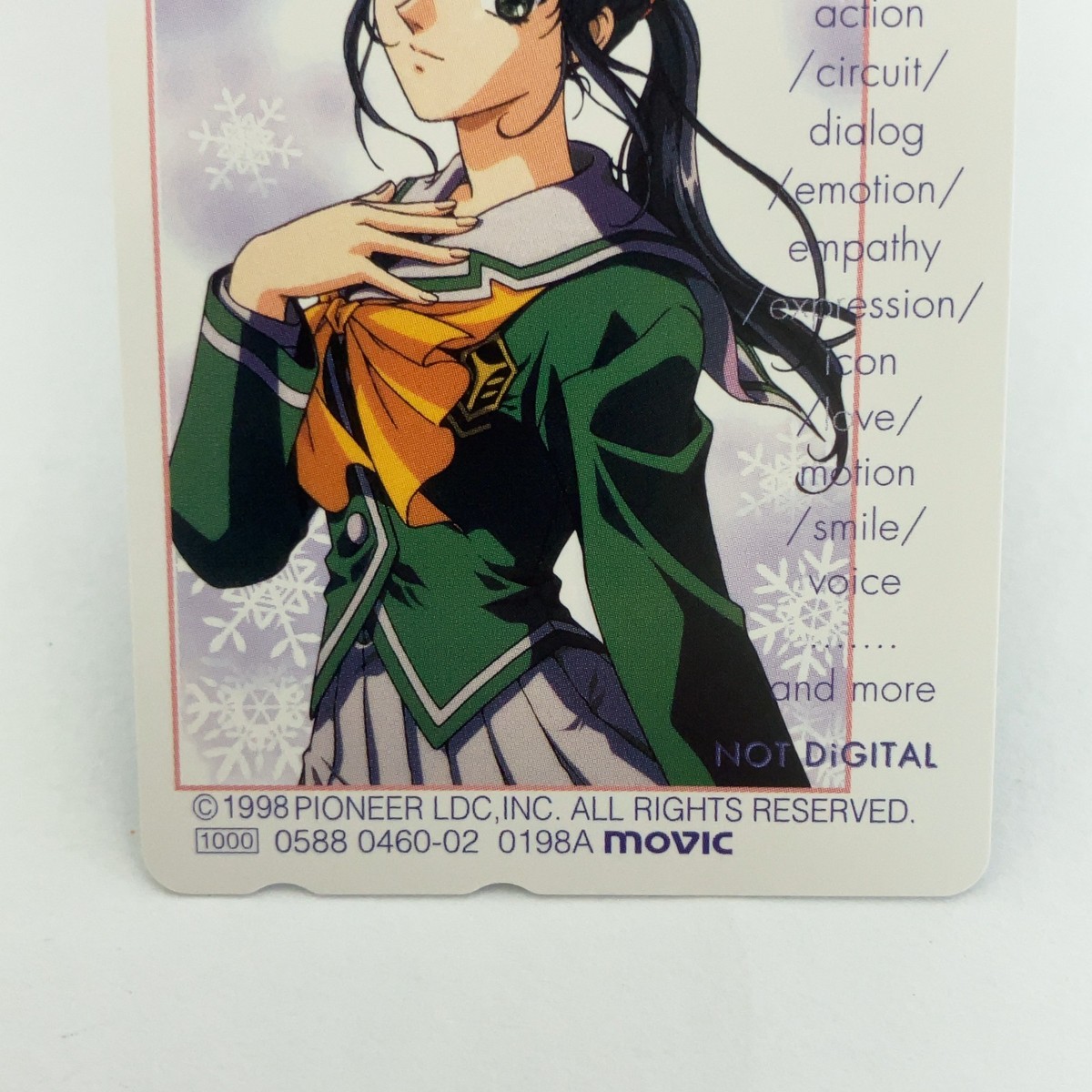 Unused] NOeL NOT DiGITAL Telephone Card Japan rare teleca game