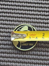 Crazy Taxi Sega Shop UK Coin Medal Exclusive Rare Promo GENESIS SATURN CD 32