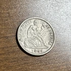 1889 Seated Liberty Silver Dime XF