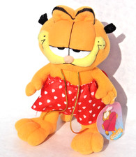 7" Garfield Plush wearing Valentine Heart Boxer shorts by PAWS play-by-play