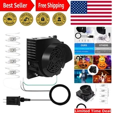 LED-Illuminated Replacement Blower for 3-9FT Inflatables - Quick and Durable