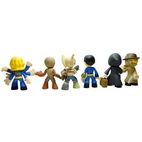 Fallout Vault Boy Collectible Figures Set Vinyl Action Toys 6pc Video Game Gift