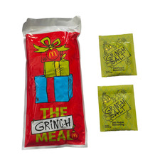2025 McDonalds Adult Happy Meal Grinch Socks  Dill Pickle Salt Unopened Mystery