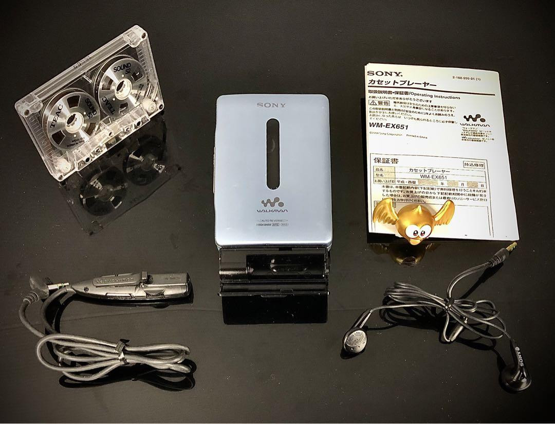 Cassette Walkman Sony Wm-Ex651 Blue Renovated Complete | eBay Cassette Walkman Sony Wm-Ex651 Blue Renovated Complete | eBay
