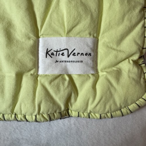 Anthropologie Katie Vernon Wilderness Map Baby Quilt Comforter Blanket Outdoor - Afbeelding 12 van 14