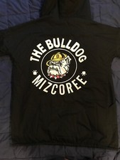 Sugar Brand Black Snap Front Hooded Jacket "the Bulldog Mizcoree" Women's