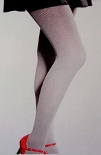 Women's Sculptz Black & Khaki Houndstooth Mini Check Shaper Top Tights - Size S