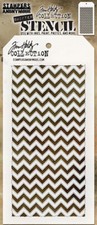 Tim Holtz Layering Stencil SHIFTER CHEVRON THS127 Stampers Anonymous