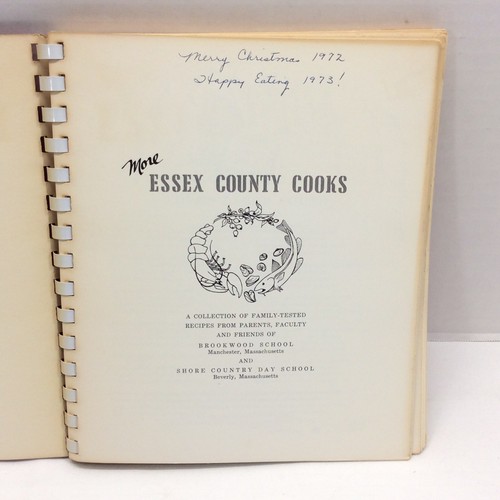 More Essex County Cooks Cookbook 1972 Brookwood School Manchester Tea Chest - Picture 3 of 12