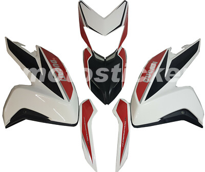 Ducati Hypermotard 821 SP - Grafik Aufkleber Kit rot-schwarz silber + schwarze Ränder