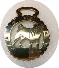 PUG  - NEW - Superior quality horse brass    (N7828)