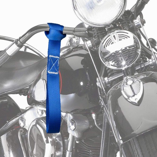 6 Soft Loop Tie Down Straps Ratchet 4500lbs For Motorcycle Dirt Bike Heavy Duty - Picture 8 of 17