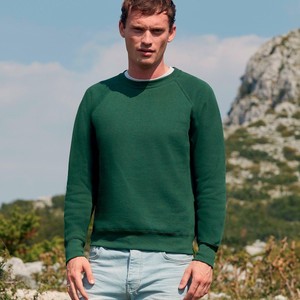 FELPA girocollo FRUIT OF THE LOOM colori vari UOMO manica RAGLAN Cotone  SWEAT | eBay