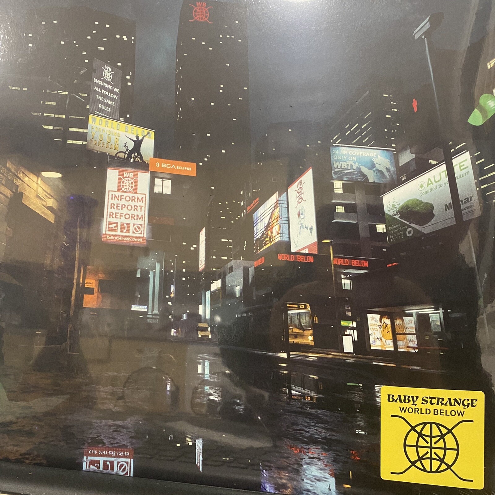 BABY STRANGE - The World Below (2022) NEW VINYL LP. Sealed New LP. Scottish Band
