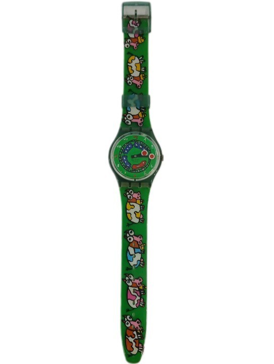 Swatch Crazy Train, GG194 Swiss Made in 2000, Unisex Watch, New