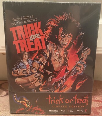 Trick or Treat 4K Limited Edition UHD Blu-ray [1986] Synapse Exclusive Cover A