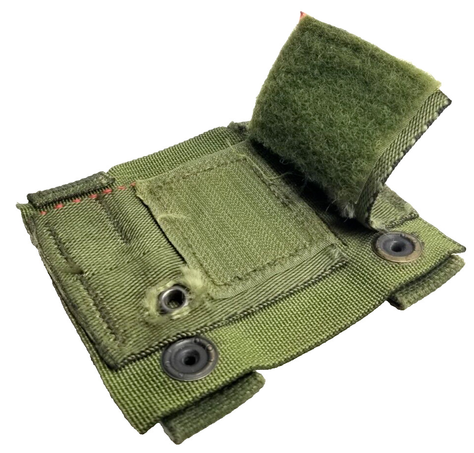 (2) K BAR KABAR MOLLE PALS Knife Adapter Army GREEN USGI US Military Issue USED