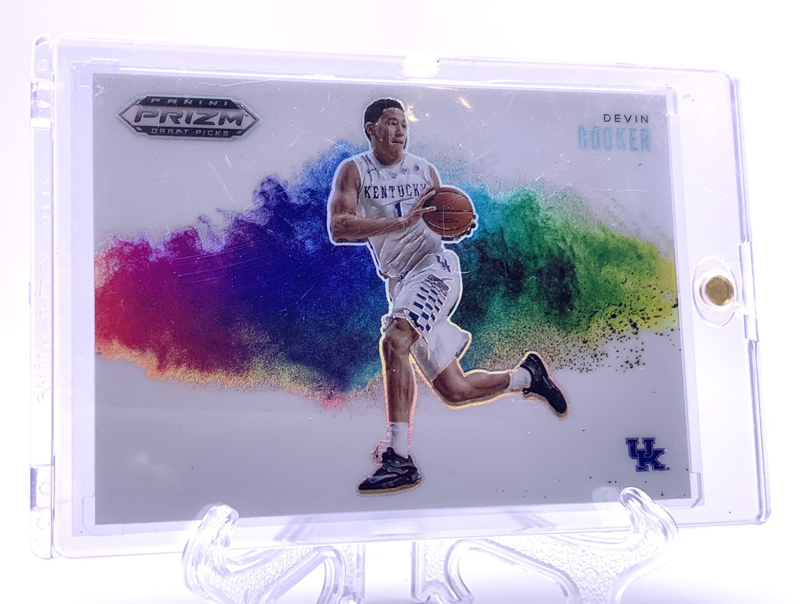 2021 Panini Prizm Draft Picks Color Blast #14 Devin Booker SP Case Hit