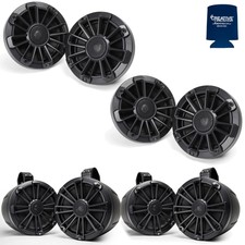 Mb Quart Bundle- 2 Pair Marine Speakers & Tower Speakers (black)