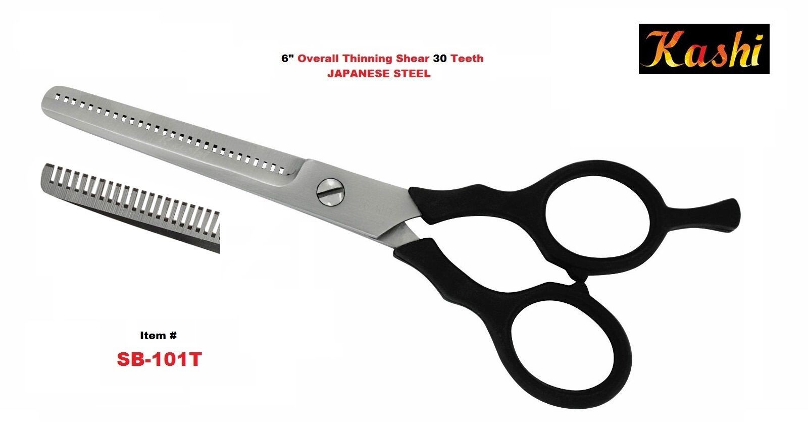 Kashi Professional Hair Dressing Barber Cutting Shear & Thinning Hair