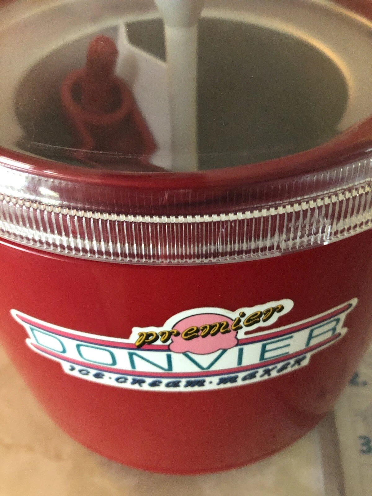 DONVIER 1 Qt Premier Ice Cream Maker Hand Crank Ice Cream Mixer -#16-