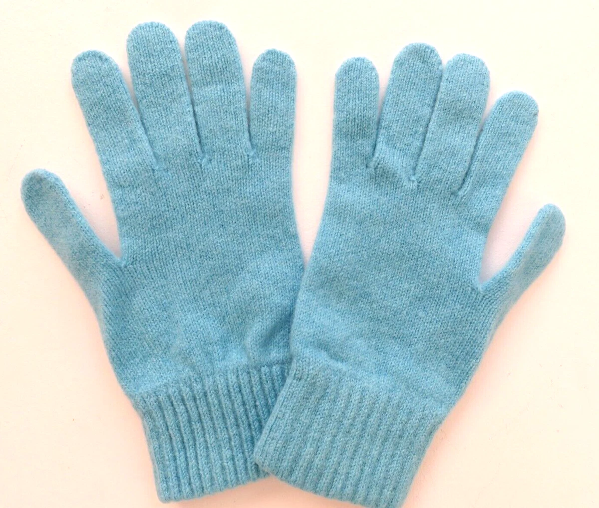 Blue cheap wool gloves