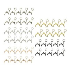 10Pcs Metal Purse Frame Coin Bag Clasp 5cm Bag Kiss Clasp   DIY Craft