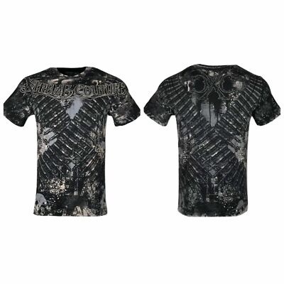 Xtreme Couture By Affliction T-Shirt Uomo Pentirsi Biker Tatuaggio S-5XL - Foto 3