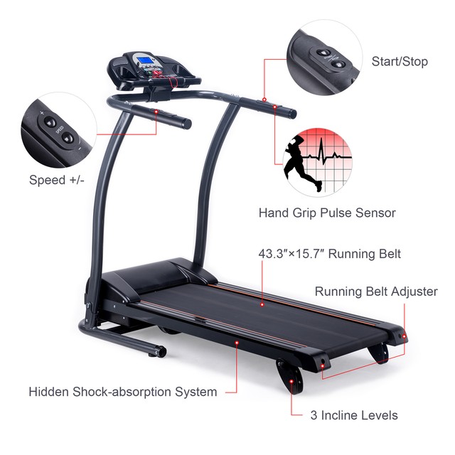 foldable motorized treadmill