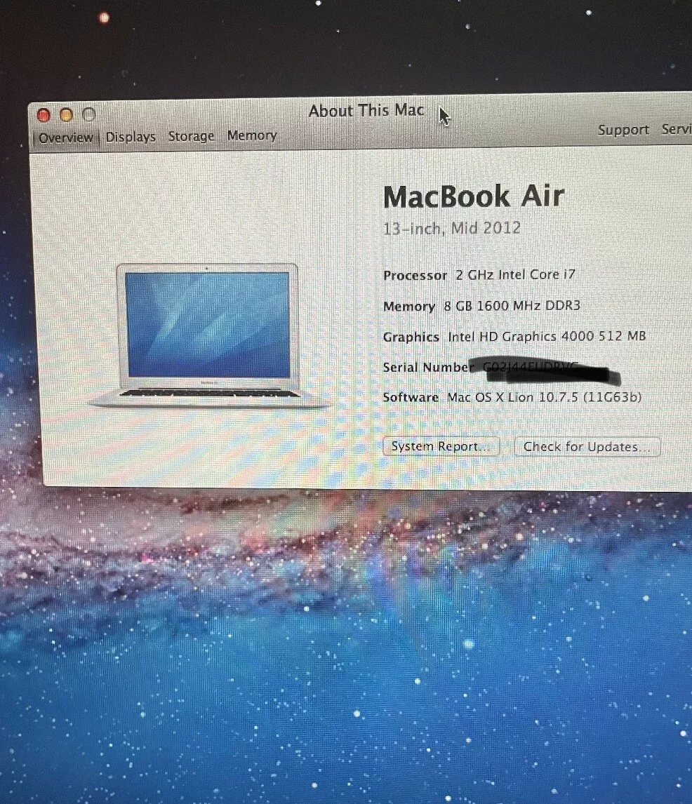 Apple MacBook Air 13 2,2GHz/i7/8Go/256Go SSD