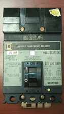 Square D FH36025 25A 600V Molded Case Breaker 