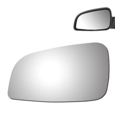 Outside Mirror Glass Fits 2008-12 Chevrolet Malibu LS LT Left Side Flat Adhesive