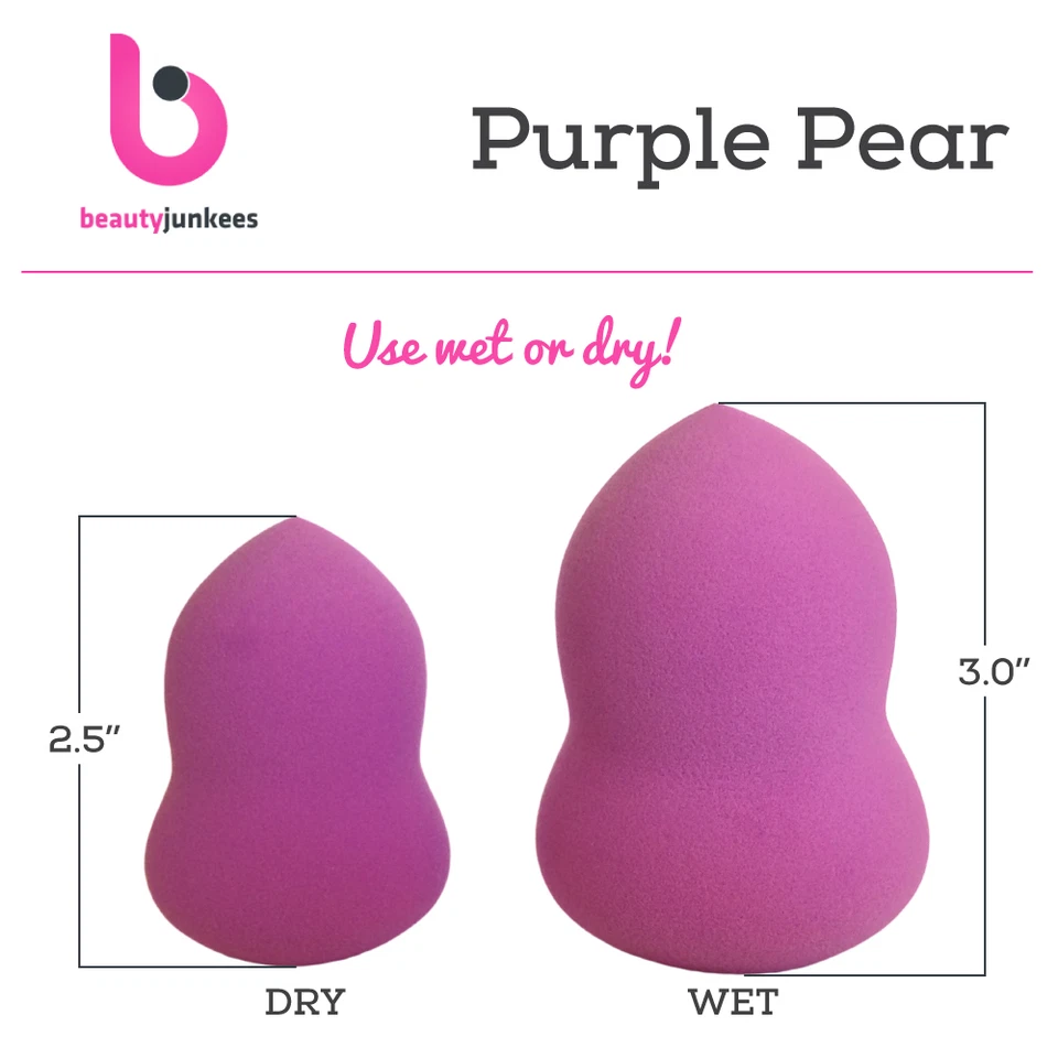 Licuadoras de esponja PRO Beauty: Juego de esponjas de maquillaje de forma única de 4 piezas *Distribuidor exclusivo Foto 4 de 4