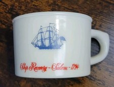 Vintage Old Spice Ship Recovery Grand Turk Salem 1786 1794 Shaving Mug Cup
