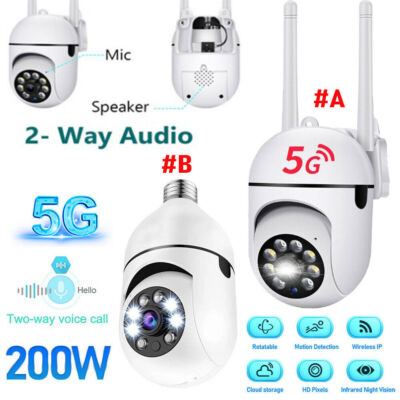 Wireless Security Camera System Outdoor Home 5G Wifi Night Vision
