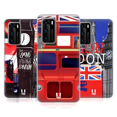 HEAD CASE DESIGNS I LOVE LONDON SOFT GEL CASE FOR HUAWEI PHONES 4