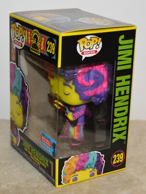 Funko Pop! Jimi Hendrix – Blacklight #239 – NYCC 2021 – Édition Limitée épuisée