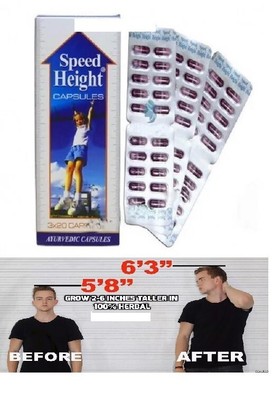 Speed Height Herbal Original Capsules 120 Cap Quick Result for Growth Taller