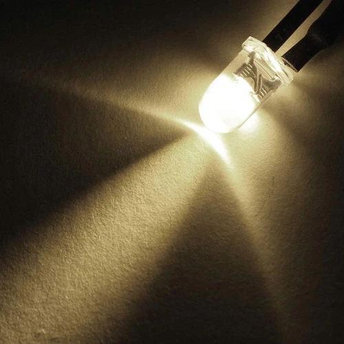 100 x 3 mm vorverdrahtet DC 5 V-12 V Micro LED Leuchten emittierende Dioden Mini Birnen Lampe - Bild 4 von 26