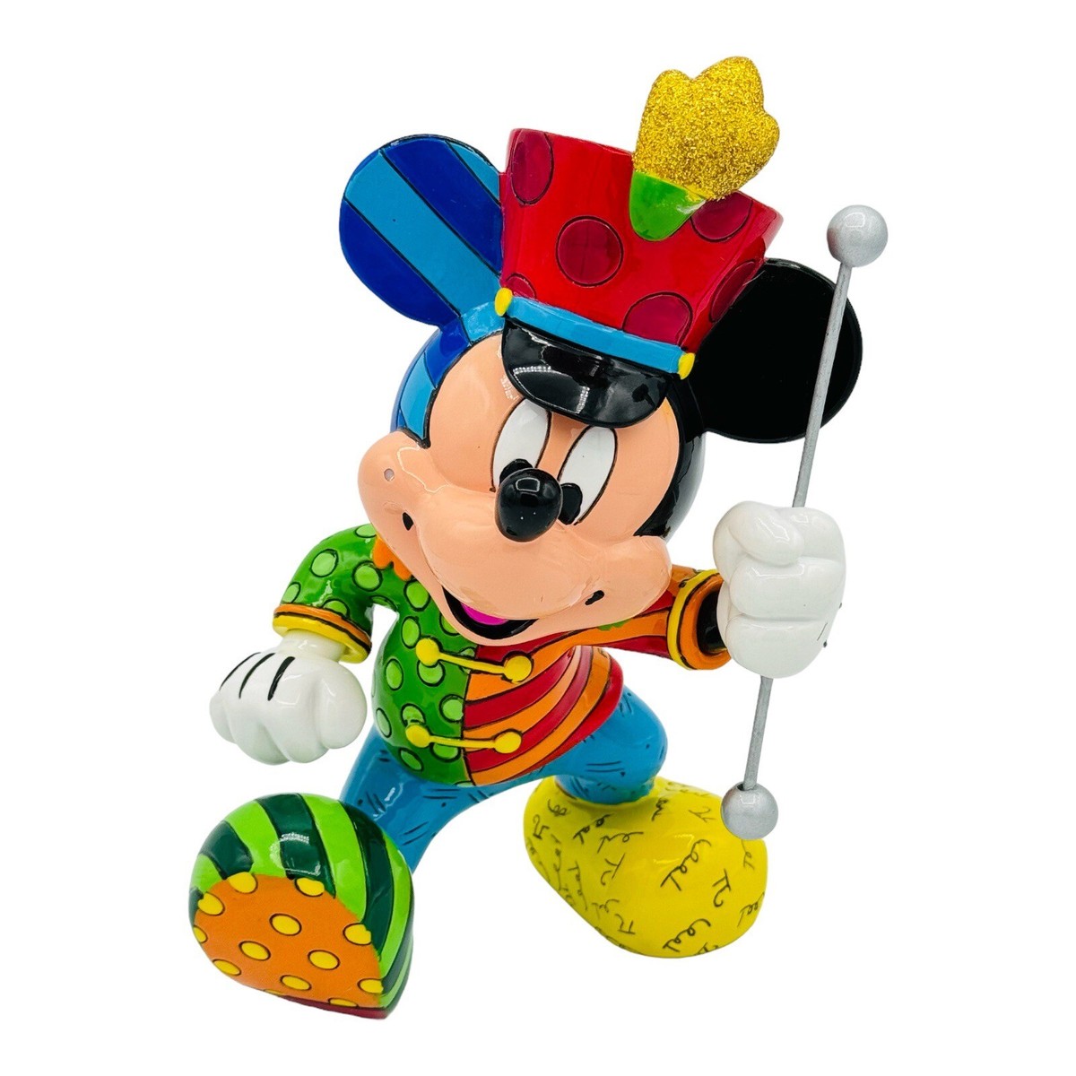 Disney Brito Mickey Mouse Band Leader Marching Figurine Statue