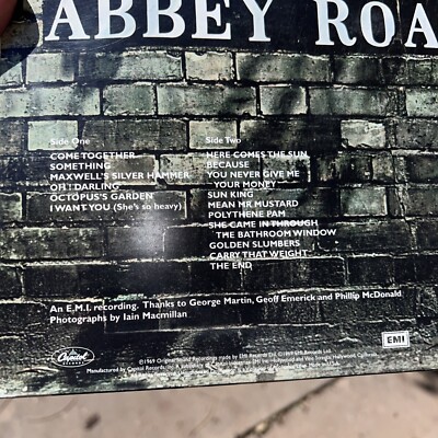 THE BEATLES - ABBY ROAD - CAPITOL RECORD - C1 0777 7 46446 1 7