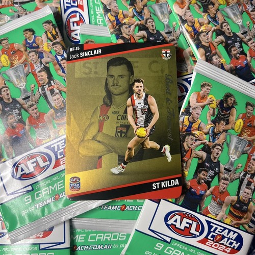 2024 AFL Teamcoach Gold Best And Fairest Bulk Lot X9 **ALL Codes Unused** - Picture 5 of 10
