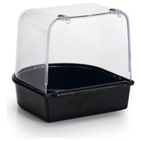 Beeztees Badehaus Schwarz 13X13 Cm FüR VöGel - Plastik Badestation